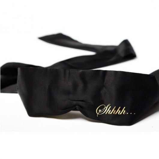 Маска-повязка на глаза Shhh Blindfold - Bijoux Indiscrets - купить с доставкой в Санкт-Петербурге