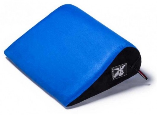 Синяя малая замшевая подушка для любви Liberator Retail Jaz - Liberator - купить с доставкой в Санкт-Петербурге