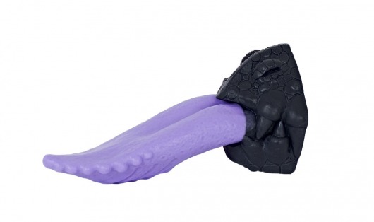 Фиолетовый стимулятор  Язык дракона  - 20,5 см. - Erasexa - купить с доставкой в Санкт-Петербурге