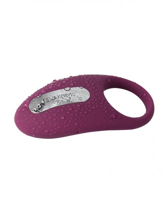 Фиолетовое эрекционное кольцо Winni Violet с вибрацией и пультом ДУ - Svakom - в Санкт-Петербурге купить с доставкой