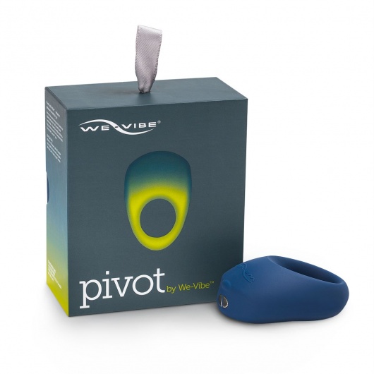 Синее эрекционное виброкольцо We-vibe Pivot - We-vibe - в Санкт-Петербурге купить с доставкой