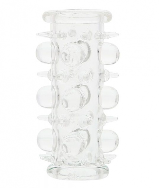 Насадка силиконовая с пупырышками и открытой головкой - Seven Creations - в Санкт-Петербурге купить с доставкой