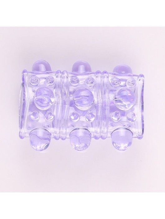 Сиреневая сквозная насадка с шишечками - White Label - в Санкт-Петербурге купить с доставкой