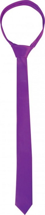 Фиолетовая лента-галстук для бандажа Tie Me Up - Shots Media BV - купить с доставкой в Санкт-Петербурге