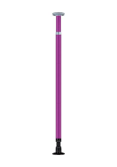 Фиолетовый регулируемый шест для танцев - Shots Media BV - купить с доставкой в Санкт-Петербурге