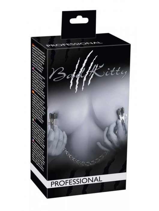 Металлические зажимы на соски Kette mit Klemmen с соединительной цепочкой - Orion - купить с доставкой в Санкт-Петербурге