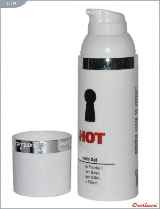 Возбуждающая гель-смазка Hot с женьшенем во флаконе с диспенсером - 50 мл. - Eroticon - купить с доставкой в Санкт-Петербурге