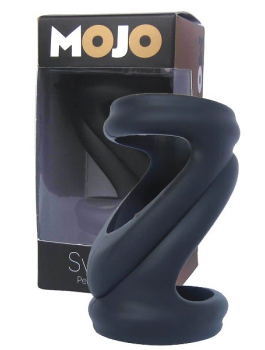Черная силиконовая насадка-эректор Mojo Svelte - Seven Creations - в Санкт-Петербурге купить с доставкой