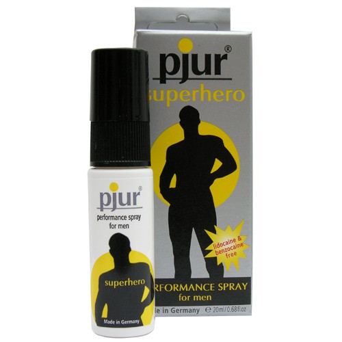 Пролонгирующий мужской спрей pjur SUPERHERO spray - 20 мл. - Pjur - купить с доставкой в Санкт-Петербурге