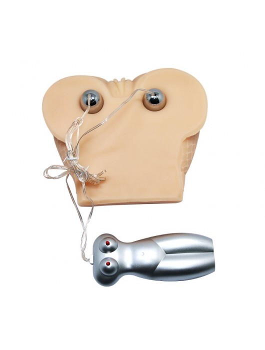 Пышная попка в колготках с двумя входами и вибрацией - Baile - в Санкт-Петербурге купить с доставкой