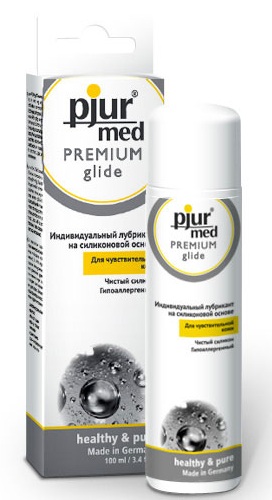 Гипоаллергенный силиконовый лубрикант pjur MED Premium glide - 100 мл. - Pjur - купить с доставкой в Санкт-Петербурге