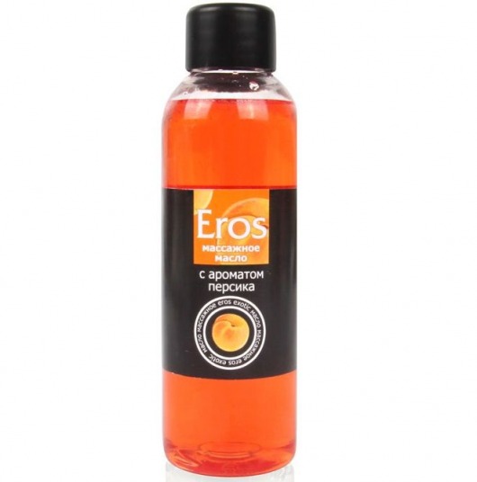 Массажное масло Eros exotic с ароматом персика - 75 мл. - Биоритм - купить с доставкой в Санкт-Петербурге