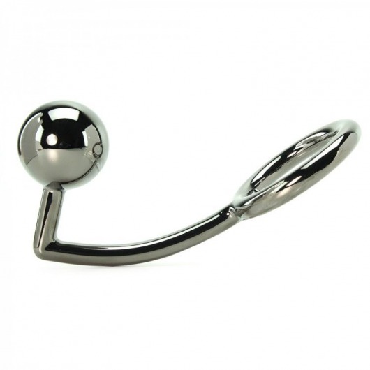 Эрекционное кольцо с анальным шаром из металла - XR Brands - в Санкт-Петербурге купить с доставкой