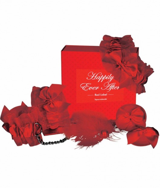 Эротический набор Happily Ever After Red Label - Bijoux Indiscrets - купить с доставкой в Санкт-Петербурге