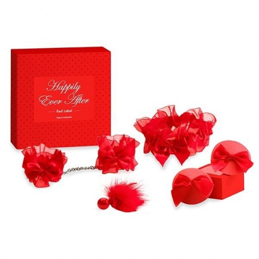 Эротический набор Happily Ever After Red Label - Bijoux Indiscrets - купить с доставкой в Санкт-Петербурге