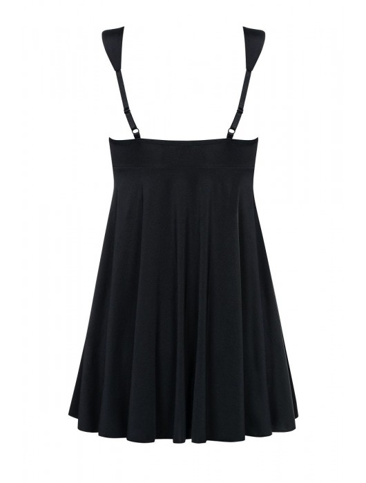 Элегантный бэби-долл Charmea с кружевами и бантиком на лифе - Obsessive купить с доставкой