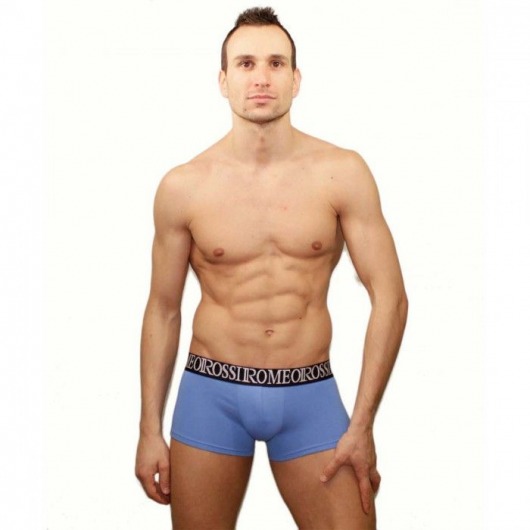 Мужские трусы-хипсы с логотипом по кругу - Romeo Rossi купить с доставкой