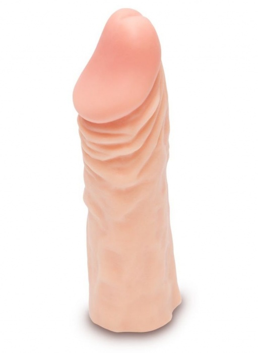 Насадка для члена фаллической формы из био-кожи - 13,5 см. - Пикантные штучки - в Санкт-Петербурге купить с доставкой