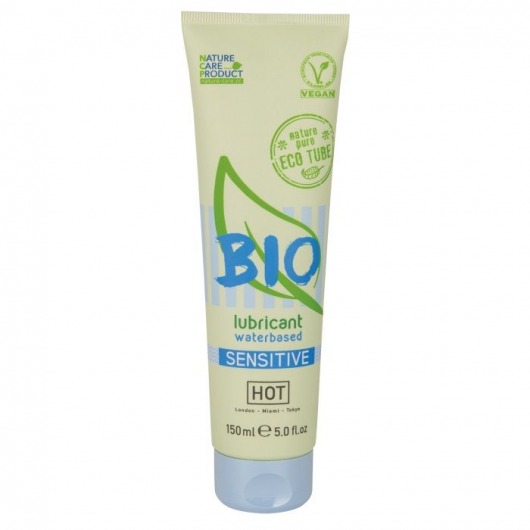 Органический лубрикант для чувствительной кожи Bio Sensitive - 150 мл. - HOT - купить с доставкой в Санкт-Петербурге
