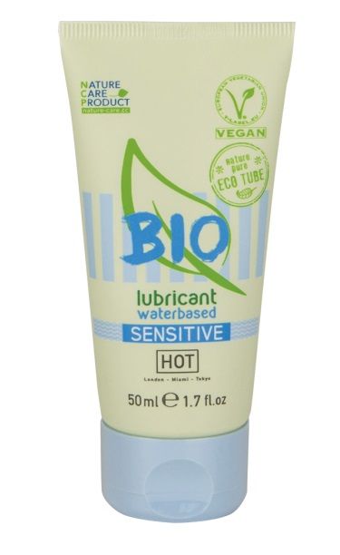Органический лубрикант для чувствительной кожи Bio Sensitive - 50 мл. - HOT - купить с доставкой в Санкт-Петербурге