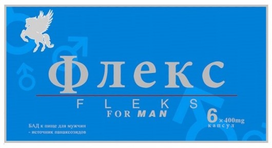 Капсулы для мужчин  Флекс  - 6 капсул (400 мг.) + 1 капсула (400 мг.) в подарок - Восток - купить с доставкой в Санкт-Петербурге