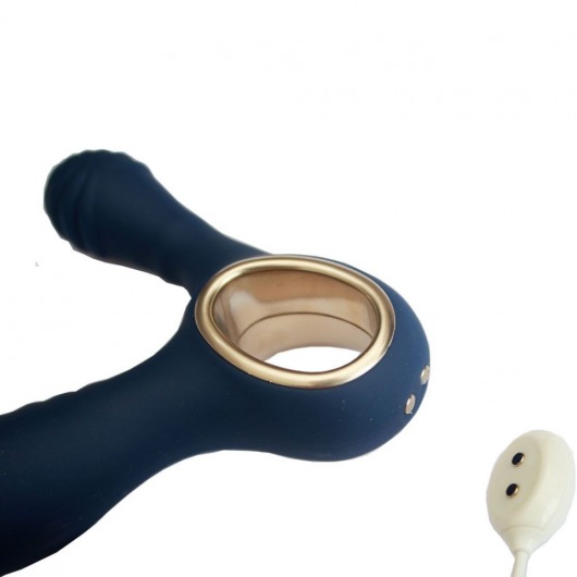 Синий вибромассажёр простаты Lust King - RestArt - в Санкт-Петербурге купить с доставкой