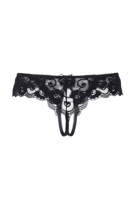 Эротические трусики из кружева с атласными бантиками - Erolanta купить с доставкой