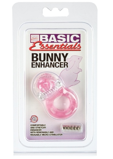 Виброкролик на пенис Basic Essentials Bunny Enhancer - California Exotic Novelties - в Санкт-Петербурге купить с доставкой