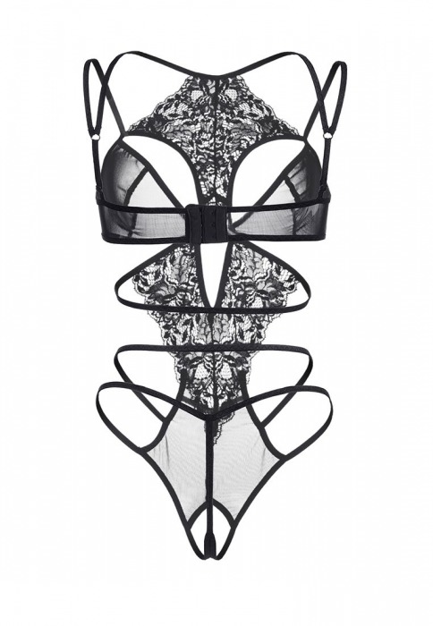 Эротическое боди с кружевным жабо - Erolanta купить с доставкой