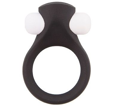 Чёрное эрекционное виброкольцо LIT-UP SILICONE STIMU RING 2 BLACK - Dream Toys - в Санкт-Петербурге купить с доставкой