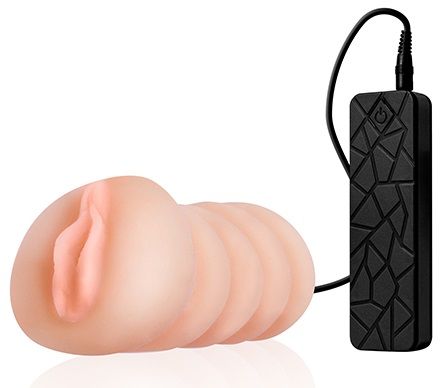 Мастурбатор-вагина REALSTUFF VIBRATING MASTURBATOR PUSSY с 10 режимами вибрации и проводным пультом - Dream Toys - в Санкт-Петербурге купить с доставкой