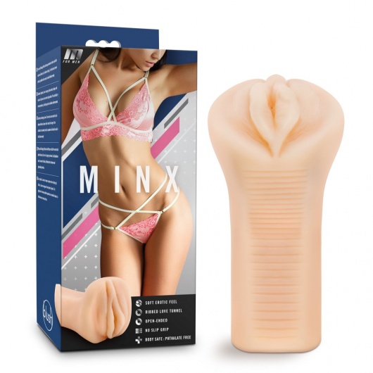 Телесный мастурбатор-вагина M for Men Minx - Blush Novelties - в Санкт-Петербурге купить с доставкой