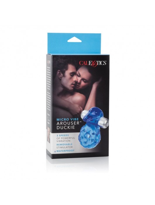 Синее эрекционное кольцо с утенком Micro Vibe Arouser Power Duckie - California Exotic Novelties - в Санкт-Петербурге купить с доставкой