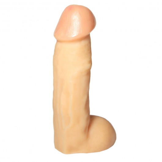 Насадка-фаллос телесного цвета - 17 см. - Джага-Джага - купить с доставкой в Санкт-Петербурге