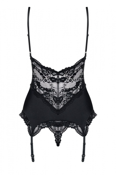 Эластичный корсаж с кружевом - Obsessive купить с доставкой