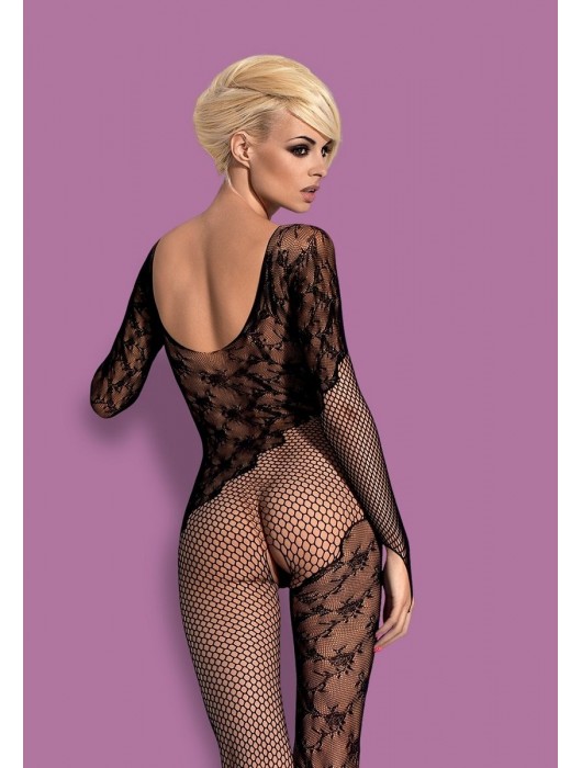 Оригинальный комбинезон из сетки и кружев - Obsessive купить с доставкой