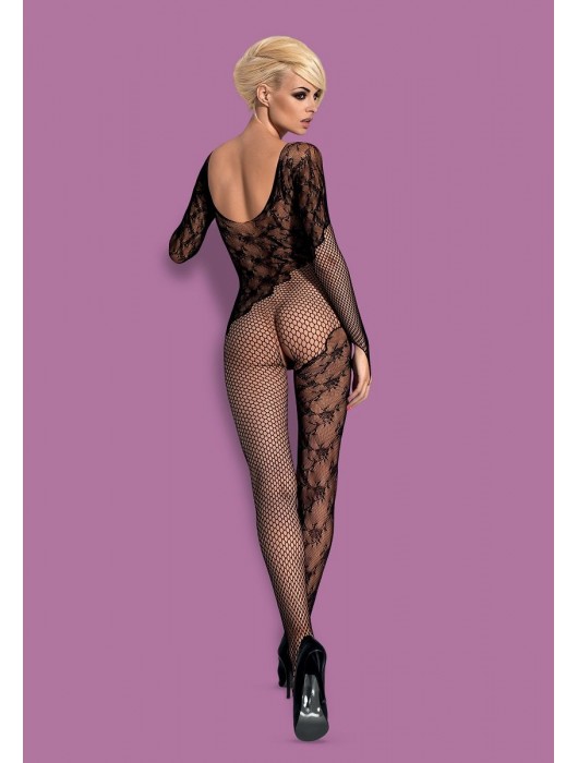 Оригинальный комбинезон из сетки и кружев - Obsessive купить с доставкой