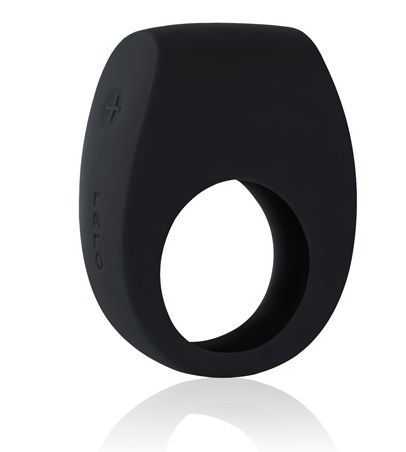 Чёрное эрекционное кольцо Tor 2 с вибрацией - Lelo - в Санкт-Петербурге купить с доставкой