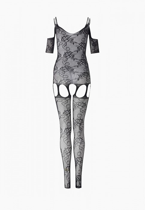 Комбинезон с цветочным рисунком и маленькими вырезами на груди - Le Frivole купить с доставкой