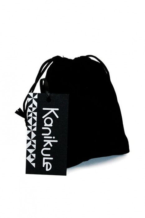 Розовая силиконовая анальная пробка с красным кристаллом - 7 см. - Kanikule - купить с доставкой в Санкт-Петербурге