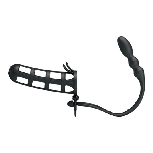 Насадка на пенис со съемным анальным стимулятором Hercules intence anal stimulation - Baile - в Санкт-Петербурге купить с доставкой