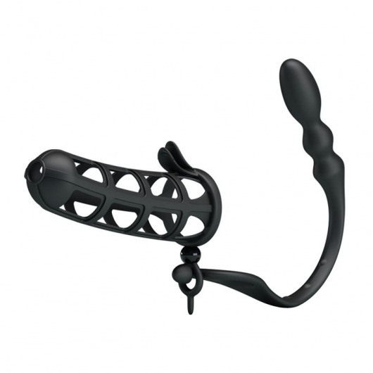 Насадка на пенис со съемным анальным стимулятором Hercules intence anal stimulation - Baile - в Санкт-Петербурге купить с доставкой