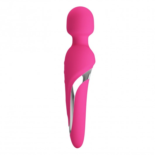 Розовый вибромассажер Antony Heating с функцией нагрева - Baile