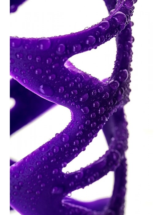 Фиолетовая насадка-сетка на пенис - 7,5 см. - A-toys - в Санкт-Петербурге купить с доставкой