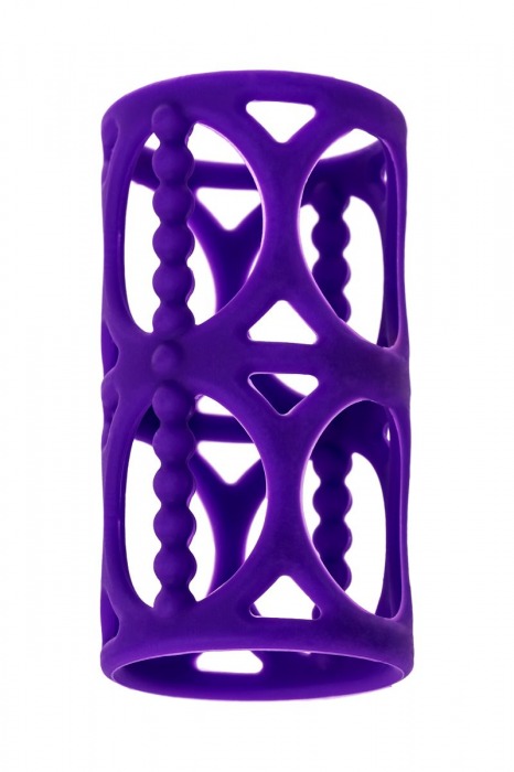 Фиолетовая насадка-сетка на член - A-toys - в Санкт-Петербурге купить с доставкой
