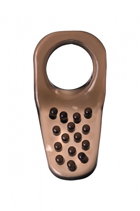 Дымчатое эрекционное кольцо с точками - ToyFa - в Санкт-Петербурге купить с доставкой