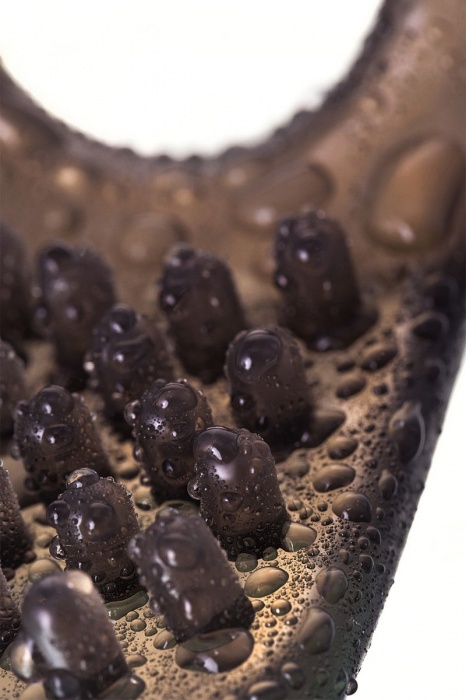 Дымчатое эрекционное кольцо с точками - ToyFa - в Санкт-Петербурге купить с доставкой