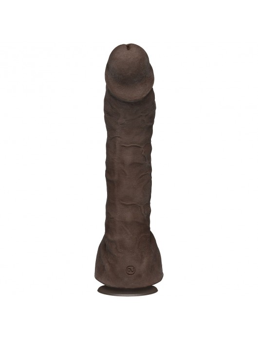 Коричневый фаллоимитатор-гигант Prince Yahshua ULTRASKYN 10.5” Cock with Removable Vac-U-Lock Suction Cup - 27,4 см. - Doc Johnson