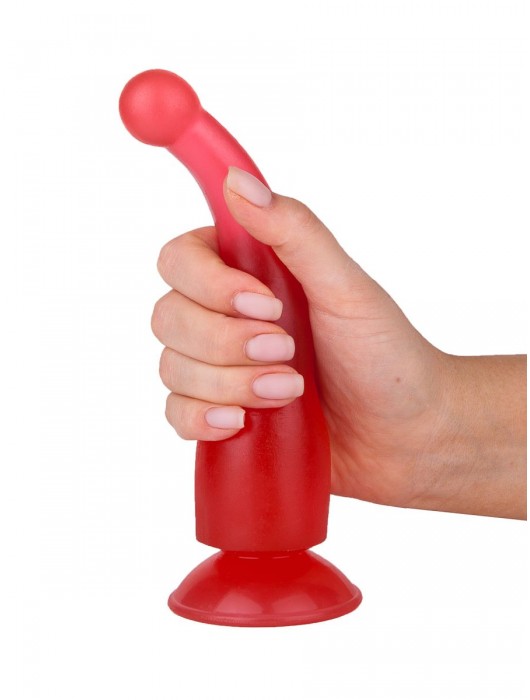 Массажер-стимулятор точки G/простаты на присоске розового цвета - 19,5 см. - Джага-Джага - в Санкт-Петербурге купить с доставкой