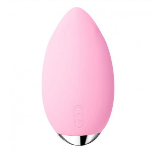 Розовый вибростимулятор клитора Candy с эффектом  поцелуя рыбки - Svakom
